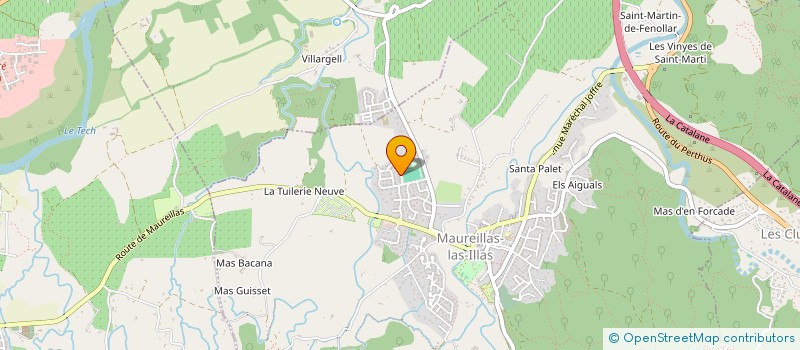 localisation de l'entreprise MADAME SANDRA BAUDOUIN  MAUREILLAS-LAS-ILLAS