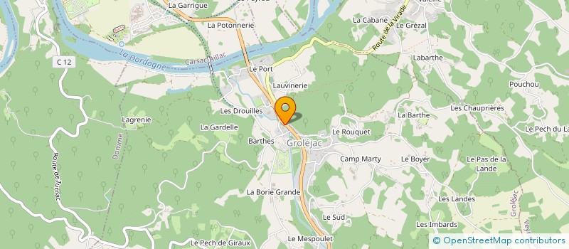 localisation de l'entreprise MADAME SANDRA BEHM à GROLEJAC