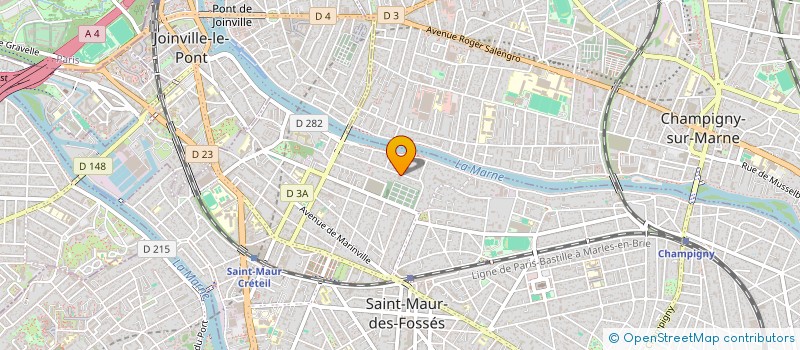 localisation de l'entreprise MADAME SANDRA BELHADJ SLAMA  SAINT-MAUR-DES-FOSSES