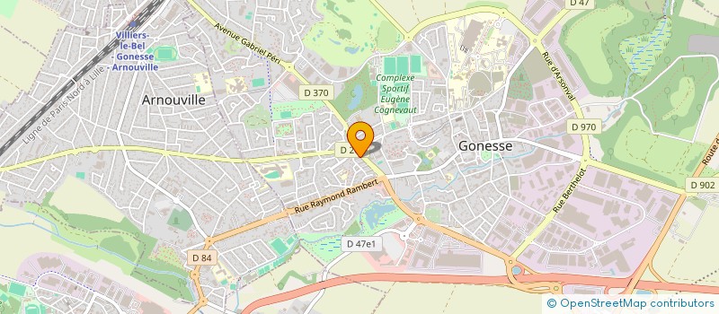 localisation de l'entreprise MADAME SANDRA BENADJAL  GONESSE