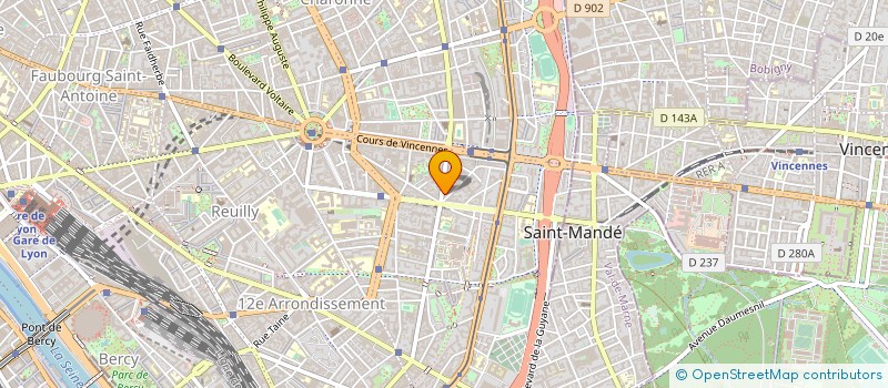 localisation de l'entreprise MADAME SANDRA BENAIM  PARIS