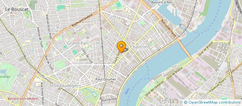 localisation de l'entreprise MADAME SANDRA BENARD  BORDEAUX