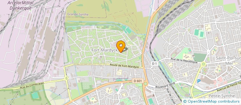 localisation de l'entreprise MADAME SANDRA BENNARDO à DUNKERQUE