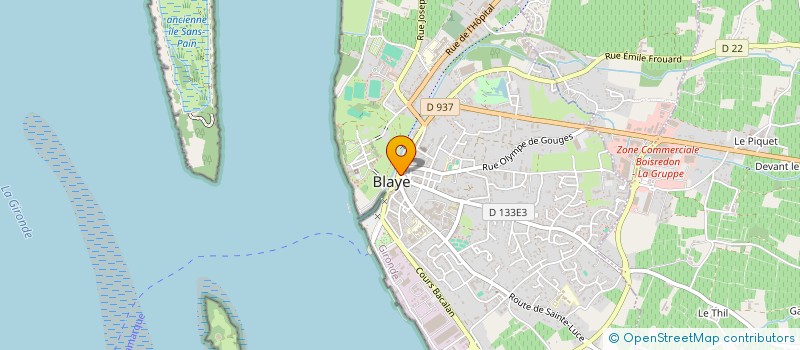 localisation de l'entreprise MADAME SANDRA BERGEON à BLAYE