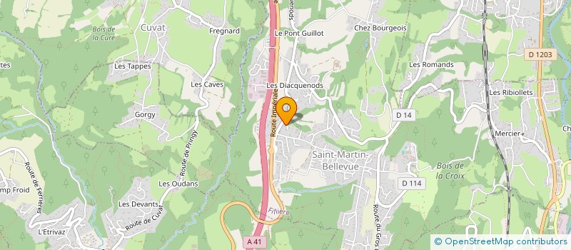 localisation de l'entreprise MADAME SANDRA BERGER  FILLIERE