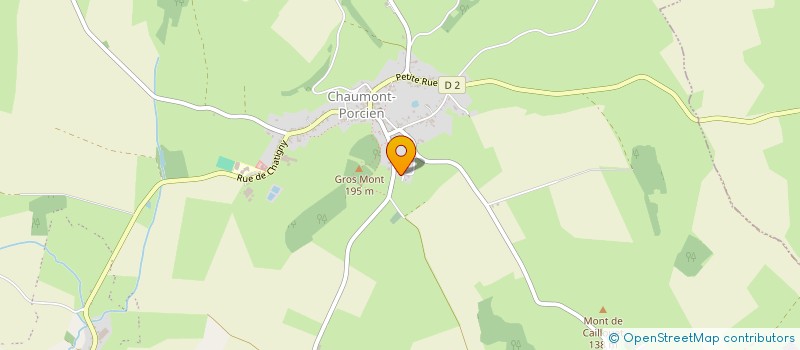 localisation de l'entreprise MADAME SANDRA BERGER  CHAUMONT-PORCIEN