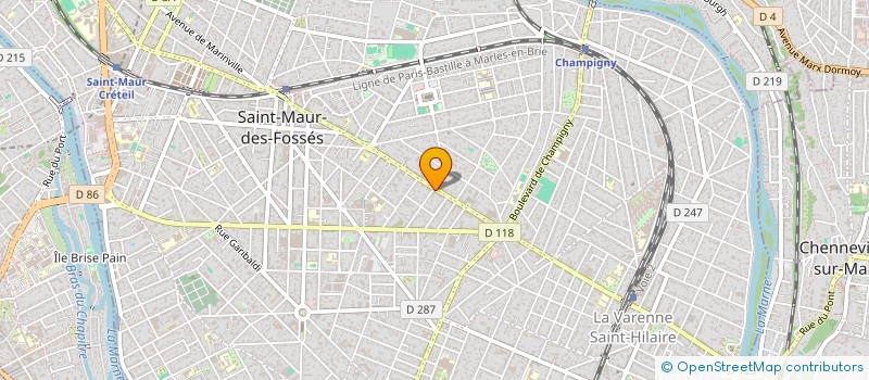 localisation de l'entreprise MADAME SANDRA BERGER à SAINT-MAUR-DES-FOSSES