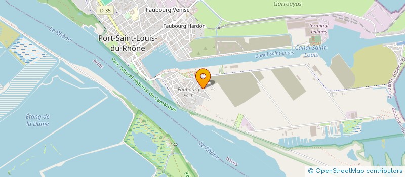 localisation de l'entreprise MADAME SANDRA BERNARD à PORT-SAINT-LOUIS-DU-RHONE