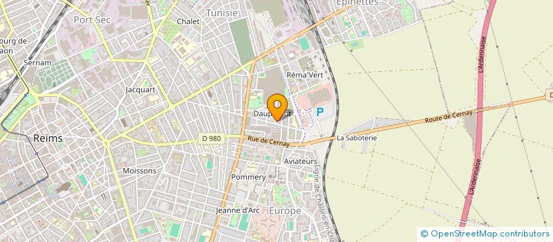 localisation de l'entreprise MADAME SANDRA BERNARDIN  REIMS