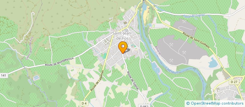 localisation de l'entreprise MADAME SANDRA BERNHARDT  SAINT-JEAN-DE-FOS