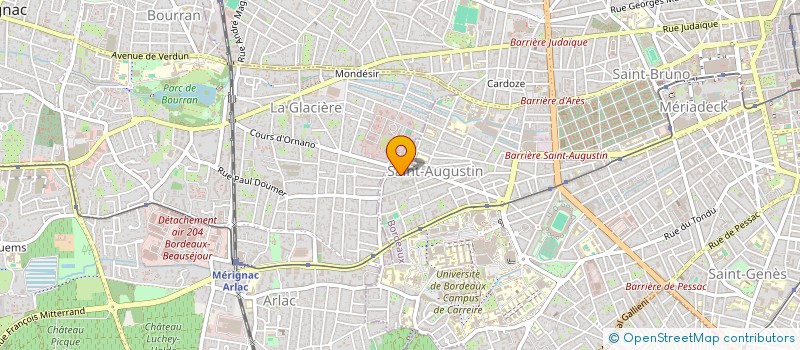 localisation de l'entreprise MADAME SANDRA BERNIER  BORDEAUX