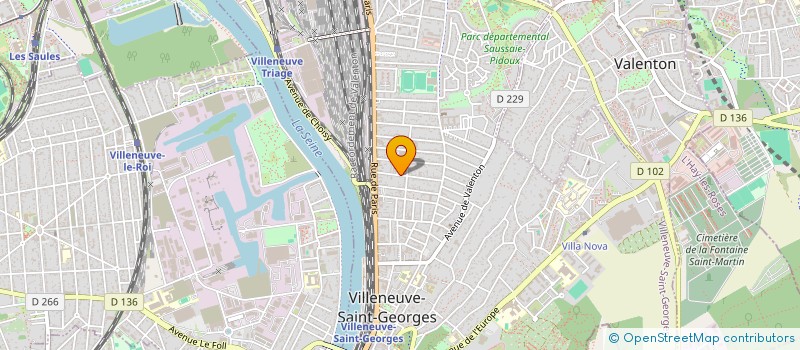 localisation de l'entreprise MADAME SANDRA BERROUAG à VILLENEUVE-SAINT-GEORGES