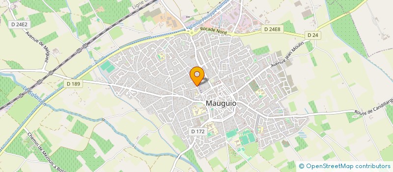 localisation de l'entreprise MADAME SANDRA BERTHOLON  MAUGUIO