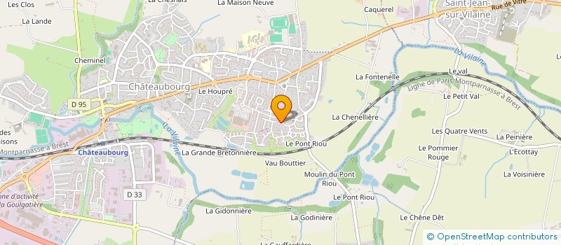 localisation de l'entreprise MADAME SANDRA BESNIER  CHATEAUBOURG