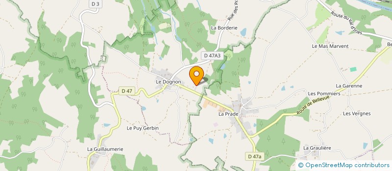 localisation de l'entreprise MADAME SANDRA BESSAGUET  SAINTE-MARIE-DE-VAUX