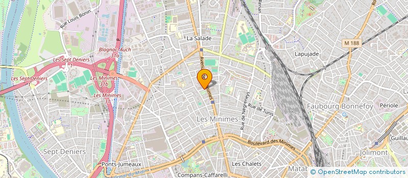 localisation de l'entreprise MADAME SANDRA BESSIERE à TOULOUSE