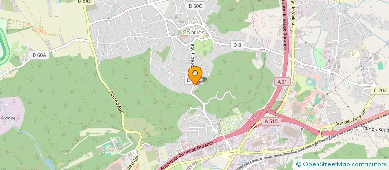 localisation de l'entreprise MADAME SANDRA BESSON-KACZMAREK  CABRIES