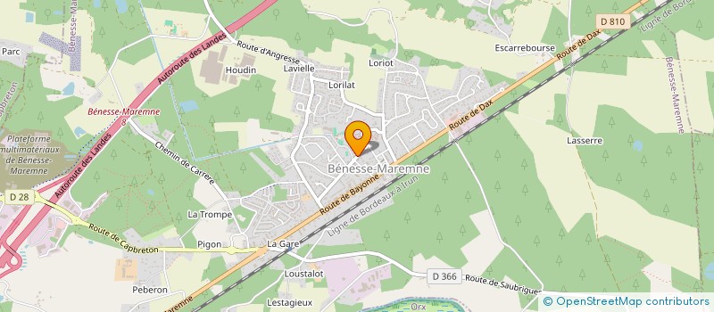 localisation de l'entreprise MADAME SANDRA BESTION DE CAMBOULAS  BENESSE-MAREMNE