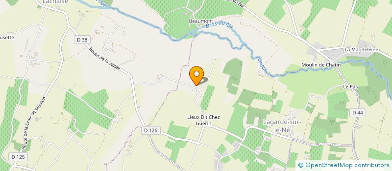 localisation de l'entreprise MADAME SANDRA BETTI à LAGARDE-SUR-LE-NE