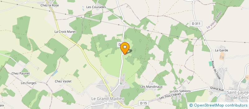 localisation de l'entreprise MADAME SANDRA BIRD  LE GRAND-MADIEU