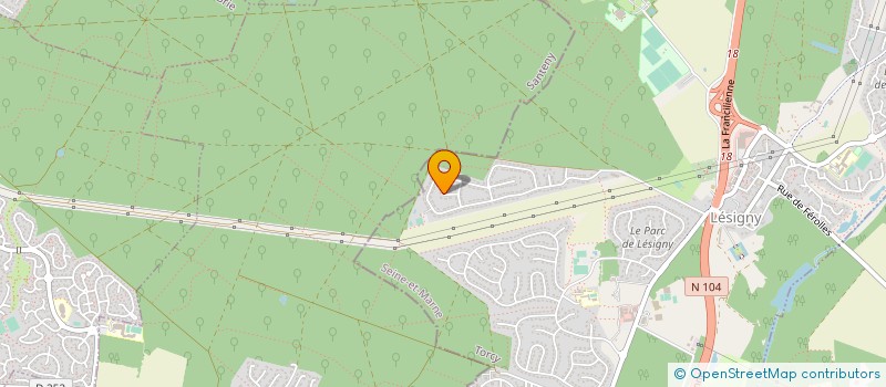 localisation de l'entreprise MADAME SANDRA BITTON  LESIGNY