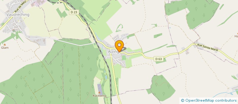 localisation de l'entreprise MADAME SANDRA BLASIUS  ALZING