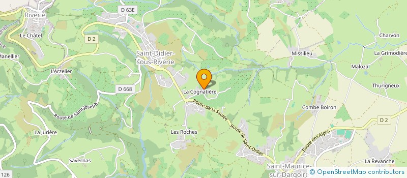 localisation de l'entreprise MADAME SANDRA BLAZQUEZ  CHABANIERE