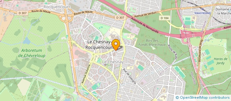 localisation de l'entreprise MADAME SANDRA BOCCUTI à LE CHESNAY-ROCQUENCOURT