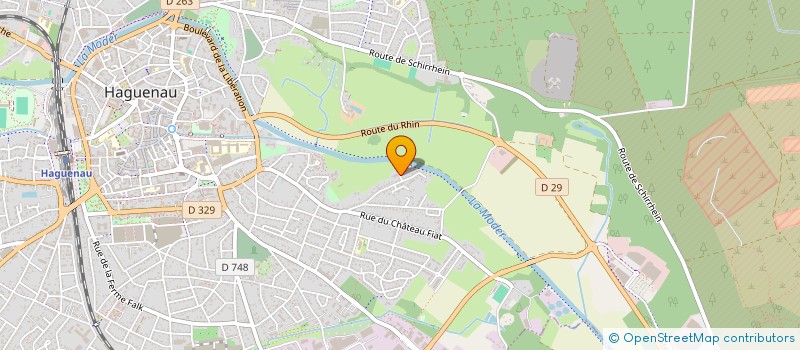 localisation de l'entreprise MADAME SANDRA BOIVINEAU  HAGUENAU