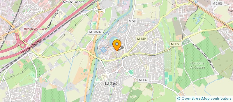 localisation de l'entreprise MADAME SANDRA BORG  LATTES