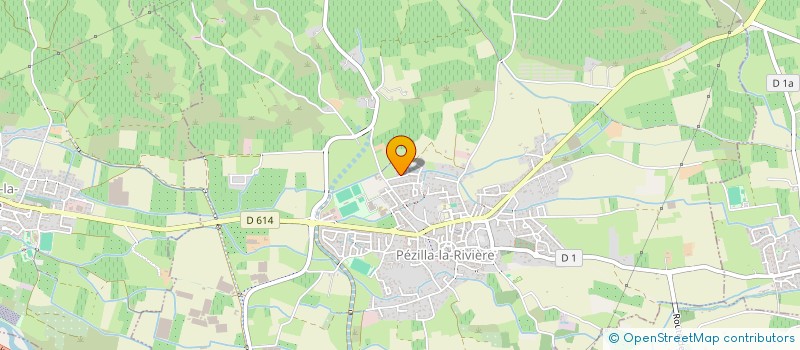localisation de l'entreprise MADAME SANDRA BORIES  PEZILLA-LA-RIVIERE