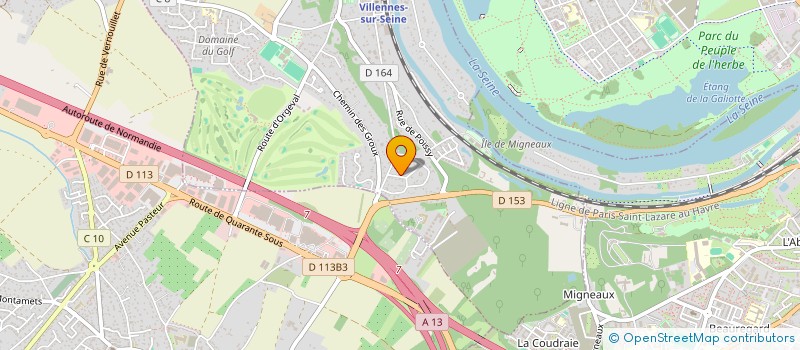 localisation de l'entreprise MADAME SANDRA BOTINEAU  VILLENNES-SUR-SEINE