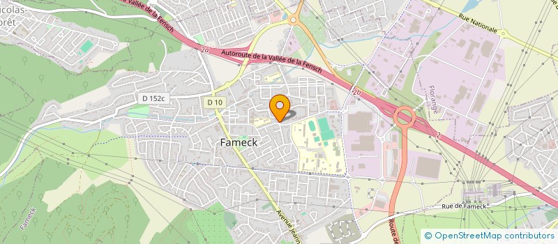 localisation de l'entreprise MADAME SANDRA BOUCHILLOU  FAMECK