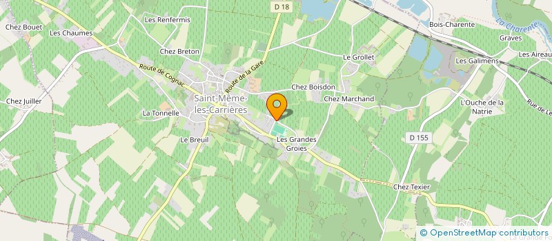 localisation de l'entreprise MADAME SANDRA BOUCHON à SAINT-MEME-LES-CARRIERES