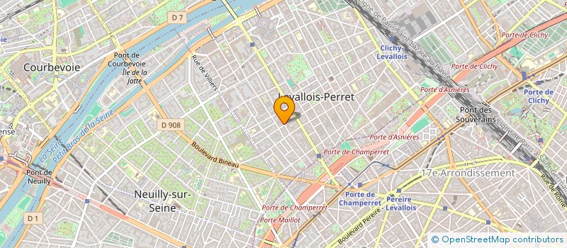 localisation de l'entreprise MADAME SANDRA BOULIVET à LEVALLOIS-PERRET