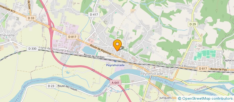 localisation de l'entreprise MADAME SANDRA BOURDIE  PEYREHORADE