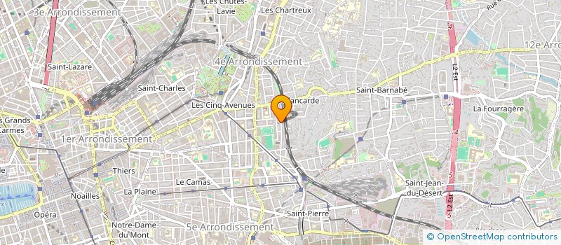 localisation de l'entreprise MADAME SANDRA BOURI à MARSEILLE