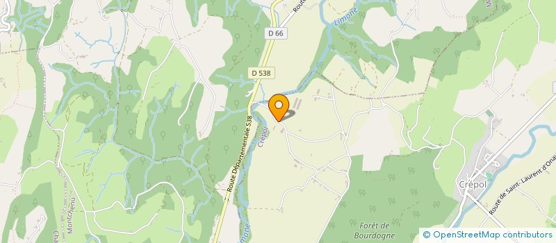 localisation de l'entreprise MADAME SANDRA BOURNADET  CREPOL