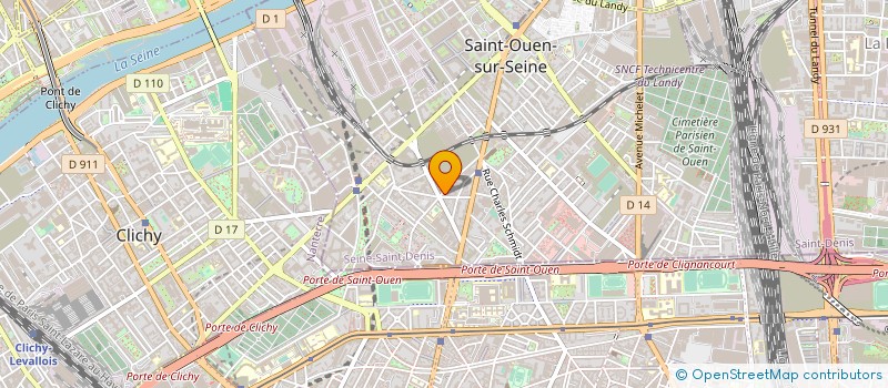 localisation de l'entreprise MADAME SANDRA BOURSIN à SAINT-OUEN-SUR-SEINE