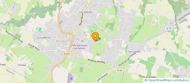 localisation de l'entreprise MADAME SANDRA BOUTEILLE à BRINDAS