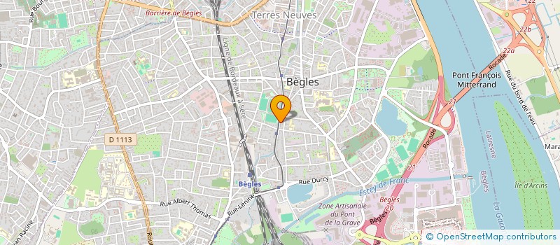 localisation de l'entreprise MADAME SANDRA BOUTIN à BEGLES