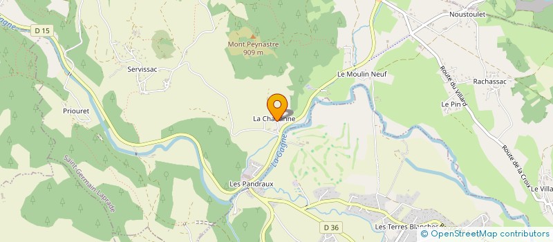 localisation de l'entreprise MADAME SANDRA BOYER  SAINT-GERMAIN-LAPRADE