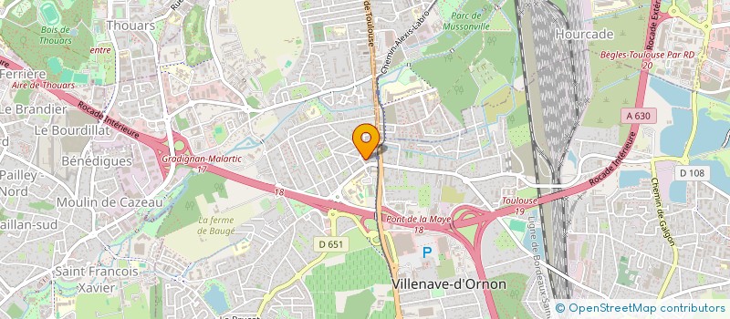 localisation de l'entreprise MADAME SANDRA BRANAS à VILLENAVE-D'ORNON