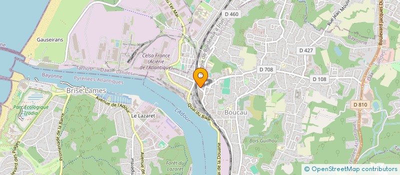 localisation de l'entreprise MADAME SANDRA BRANCO  BOUCAU