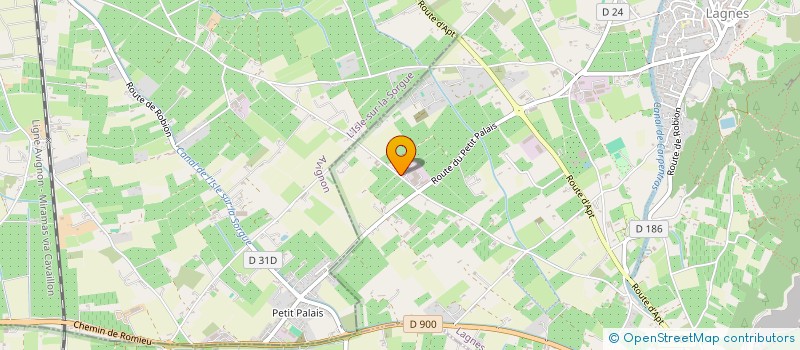 localisation de l'entreprise MADAME SANDRA BRANGEON  LAGNES