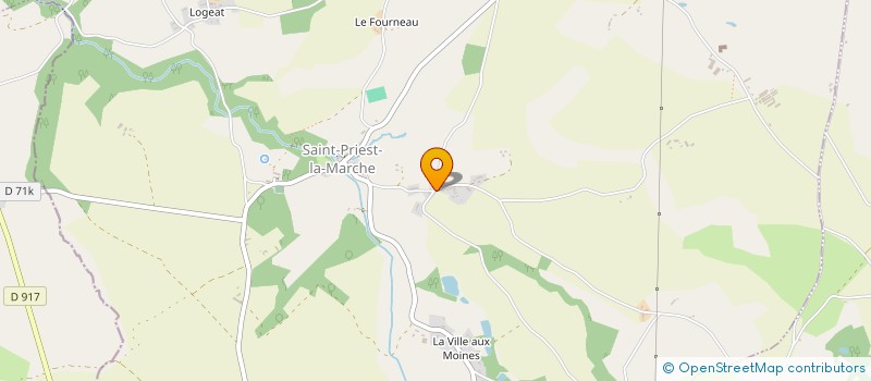 localisation de l'entreprise MADAME SANDRA BRASSELET  SAINT-PRIEST-LA-MARCHE