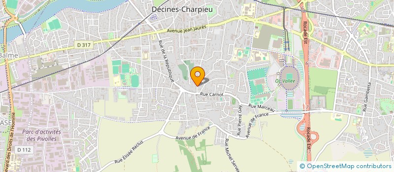 localisation de l'entreprise MADAME SANDRA BREGIEIRO  DECINES-CHARPIEU