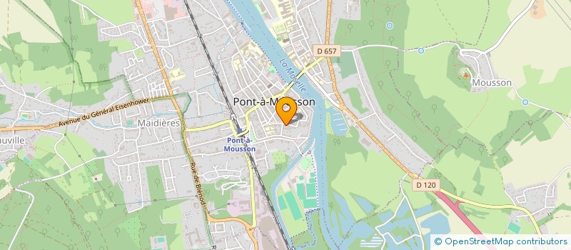 localisation de l'entreprise MADAME SANDRA BRETON  PONT-A-MOUSSON