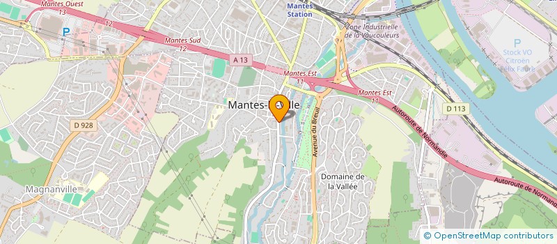 localisation de l'entreprise MADAME SANDRA BRIDAULT à MANTES-LA-VILLE