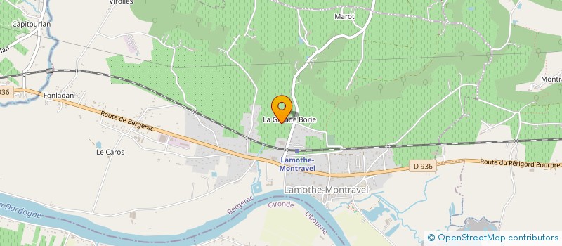 localisation de l'entreprise MADAME SANDRA BRIDONNEAU  LAMOTHE-MONTRAVEL